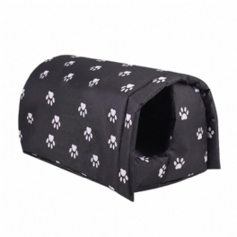 Pet Dog House Kennel Cat Vikbar Matta