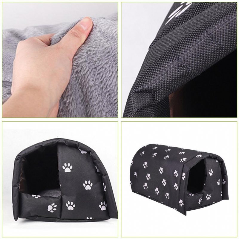 Pet Dog House Kennel Cat Vikbar Matta