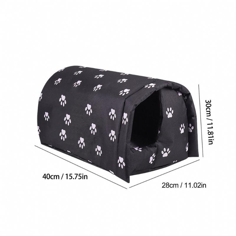 Pet Dog House Kennel Cat Vikbar Matta