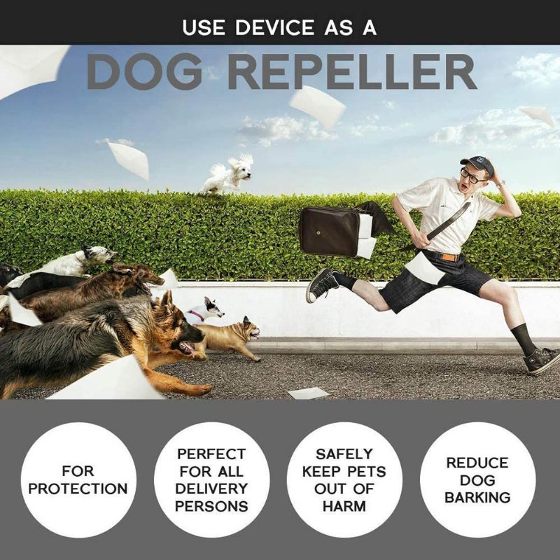 Pet Dog Repeller Anti Barking Led Ultrasonic Training Device