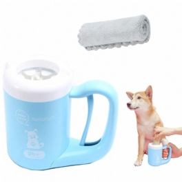 Pet Foot Wash Dog Clean Cup Roterande Tassverktyg