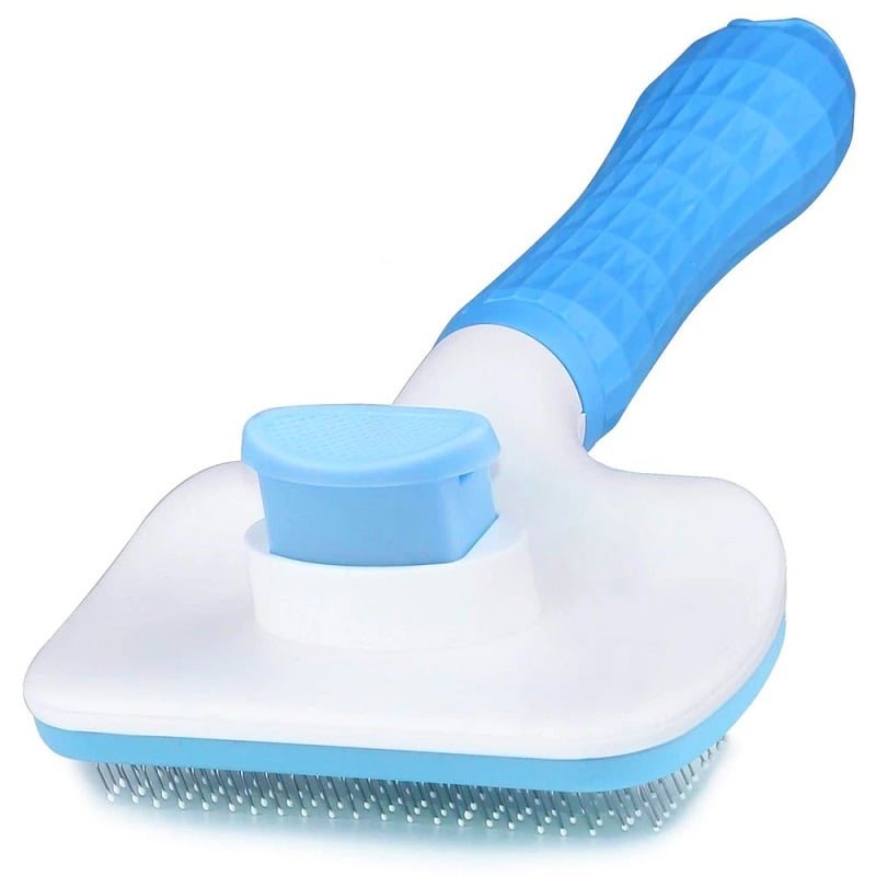 Pet Self Cleaning Brush Slicker Hair Grooming Massage Partiklar