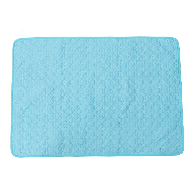 Sommar Bärbar Is Silk Pad Pet Kylmatta Hund Golvmatta Soffa Pad Kennel Mat