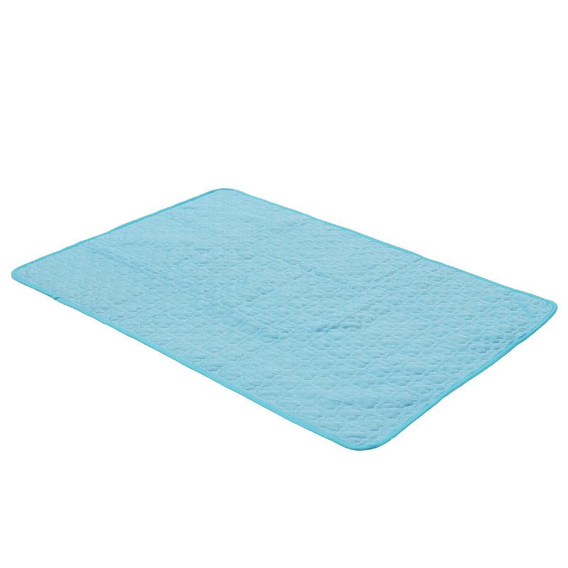 Sommar Bärbar Is Silk Pad Pet Kylmatta Hund Golvmatta Soffa Pad Kennel Mat