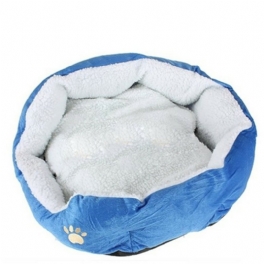 Stor Storlek Fleece Mjuk Varm Hund Mats Bed Pad