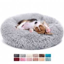 Ultra Soft Pet Bed 24 Tums Tvättbar Lugnande Kudde Kennels Självuppvärmande