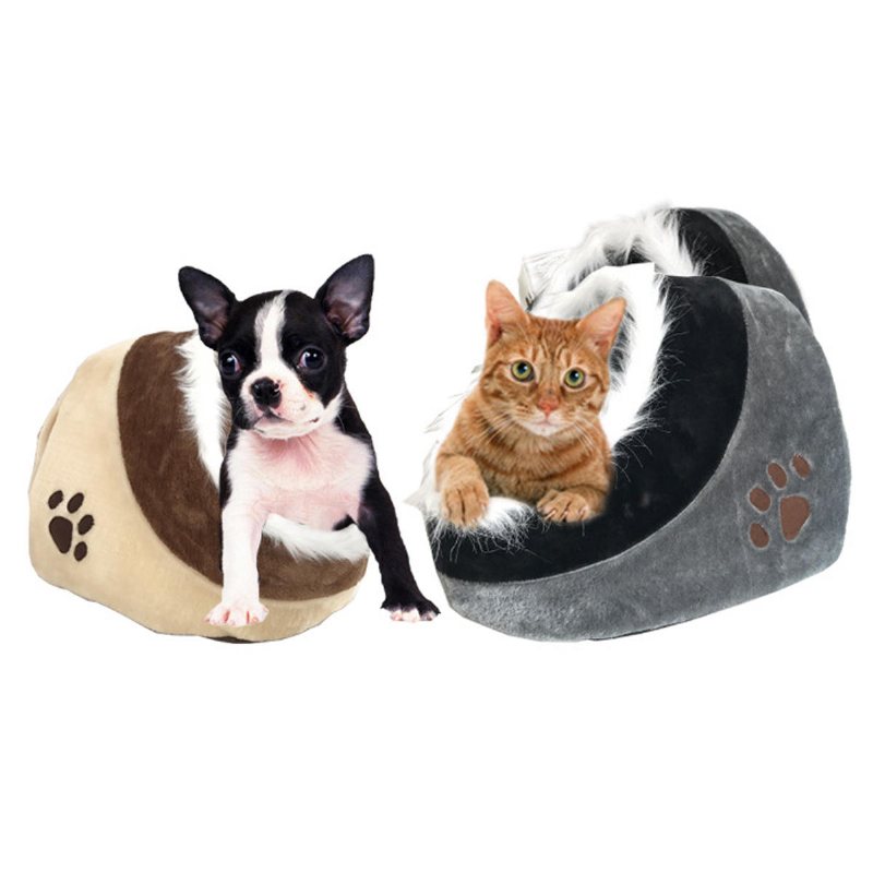 Varm Igloo Sleeping Pet Bed Hus Kudde Nest För Hund Valp Katt K Itten