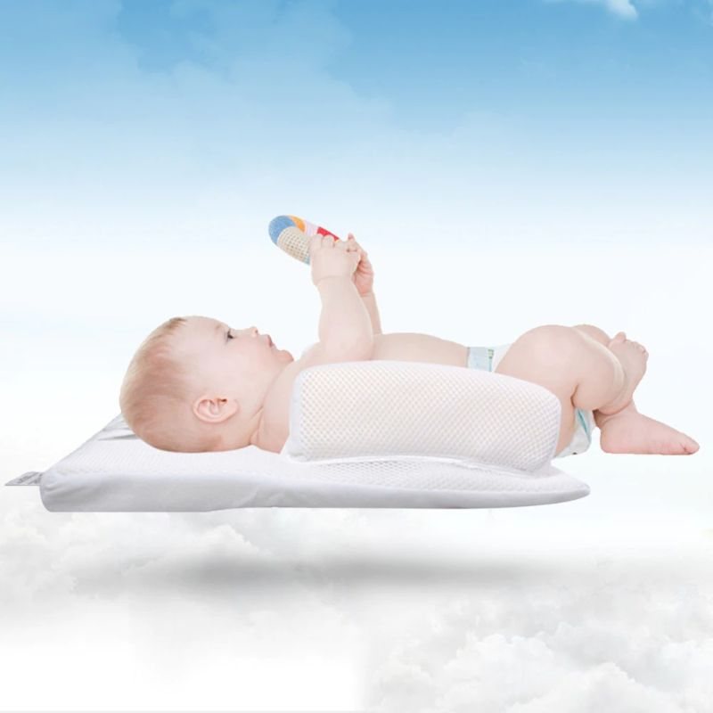 Anti Roll Pillow Prevent Flat Head För Baby