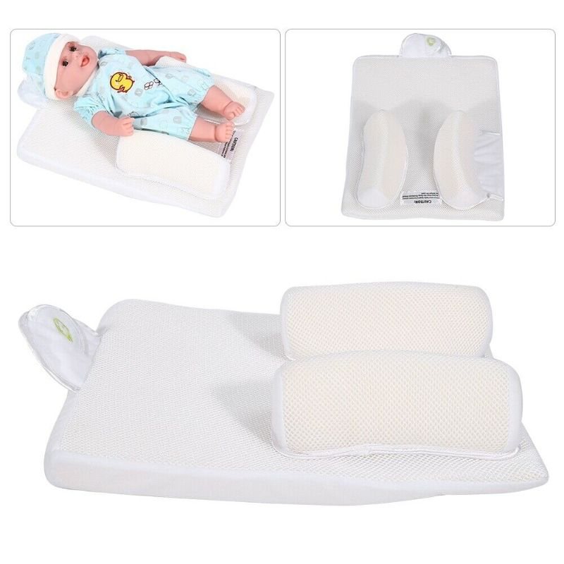 Anti Roll Pillow Prevent Flat Head För Baby