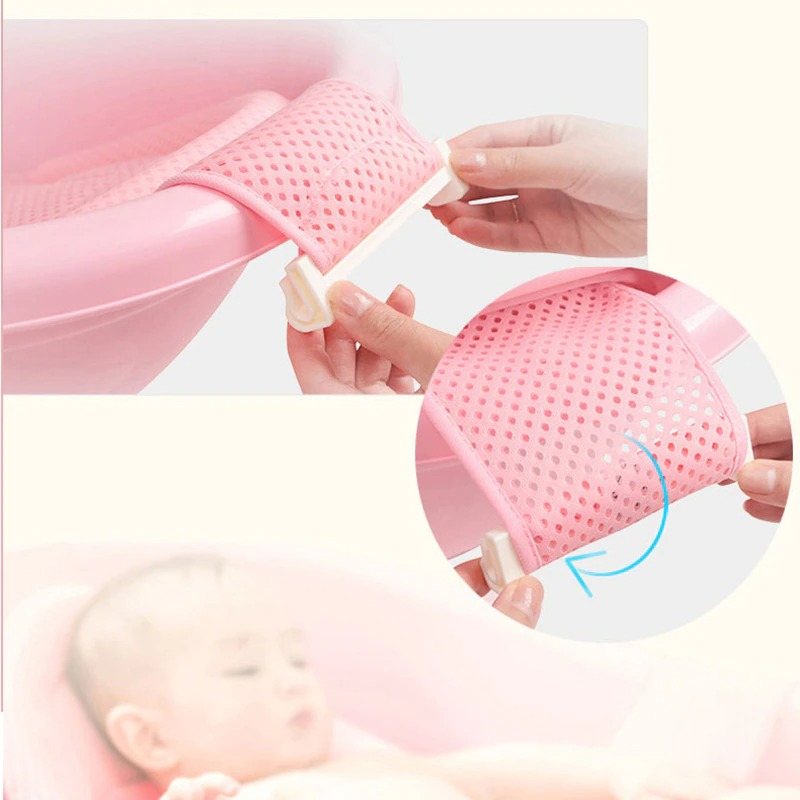 Baby Bath Mesh Justerbart Anti-slip Sitsstödnät