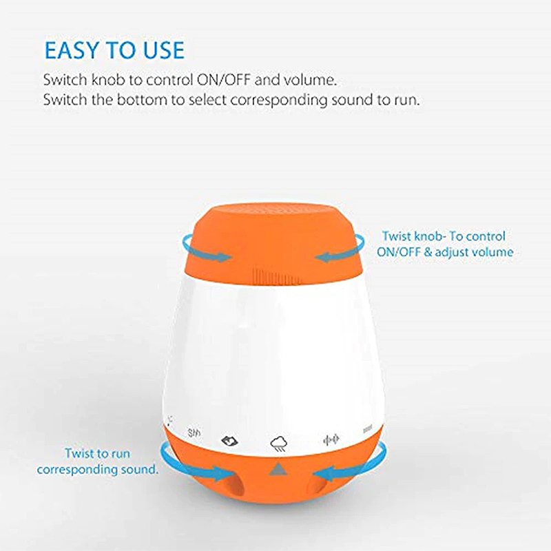 Baby Smart Music White Noise Machine Röstsensor