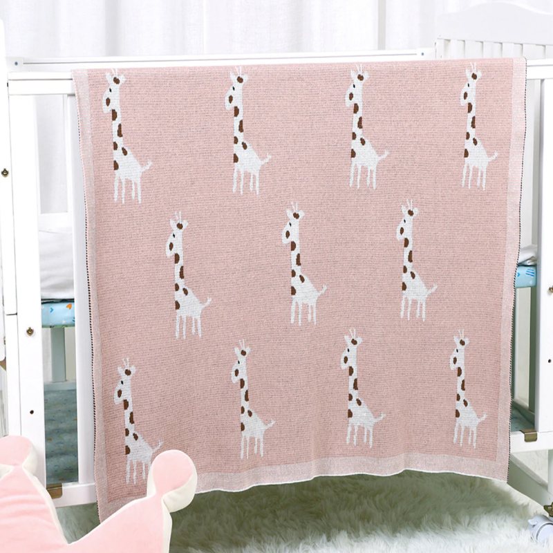 Baby Summer Giraffe Filt Wrap Mjuk Bomull