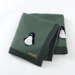 Baby Summer Penguin Filt Wrap Mjuk Bomull