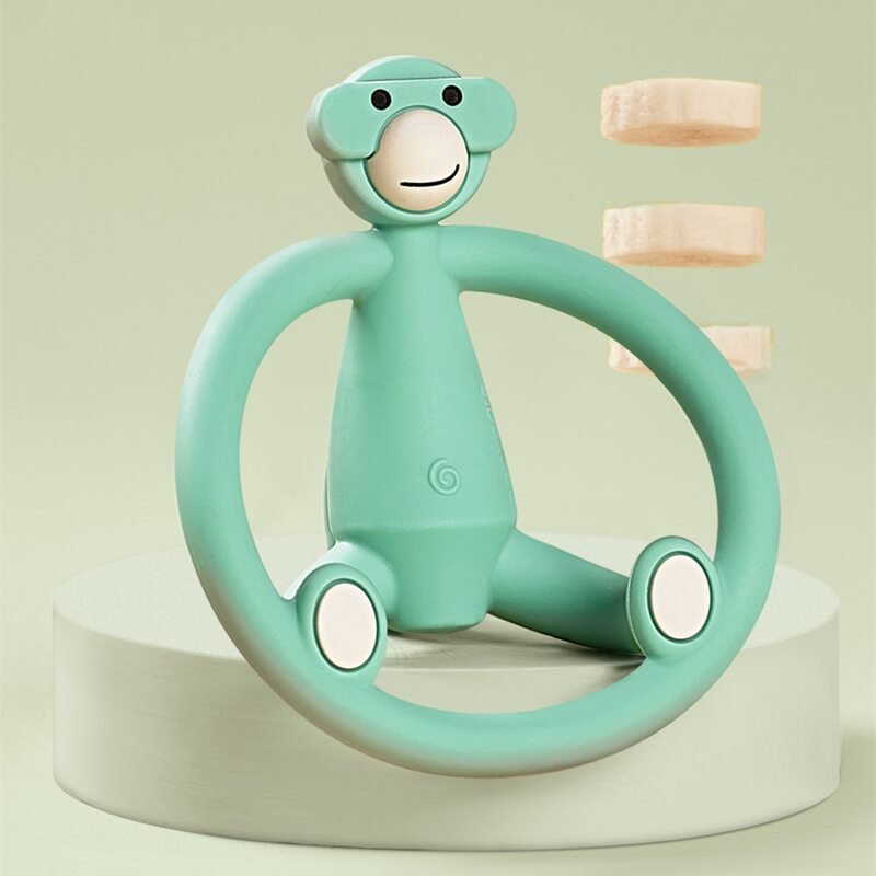 Baby Teether Tandvård Tandborste Monkey Toys