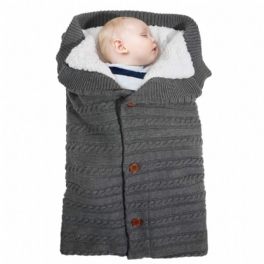 Baby Varm Filt Swaddle Wrap Med Barnvagn Handvärmare