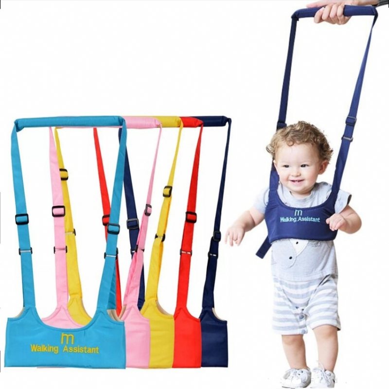 Baby Walking Sele Handhållen Kids Walker Helper Assistant Bälte