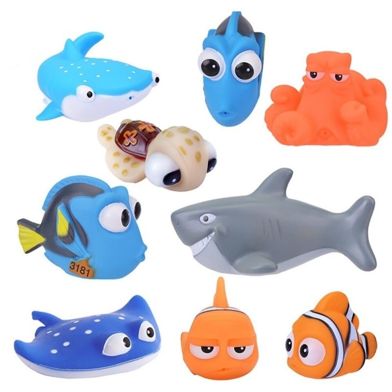 Babybadleksaker Hitta Nemo Dory Float Spray Vattenpress