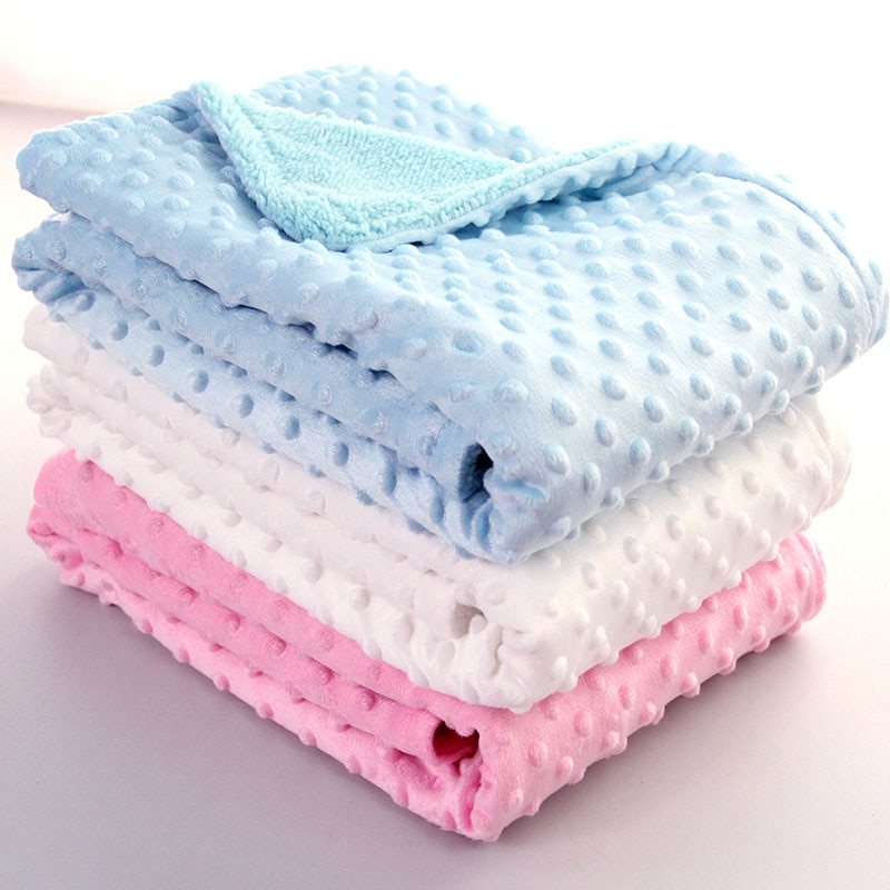 Babyfilt & Swaddling Termisk Mjuk Bomullsfleece