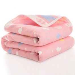 Babyfilt Tjock Muslin Bomull 6-lagers Swaddle Mottagande Filt