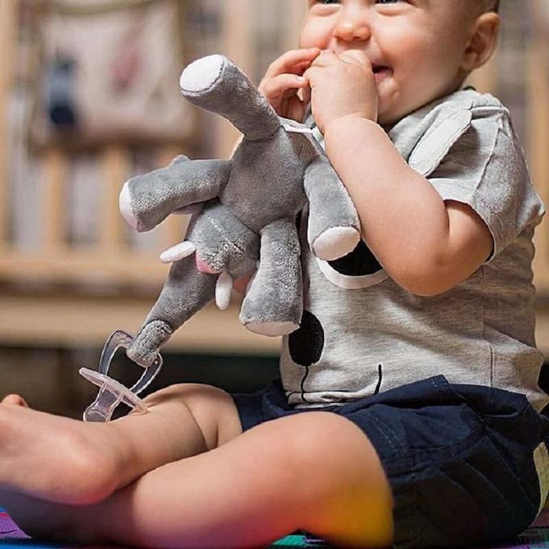 Babynapphållare Uppstoppad Djurleksak