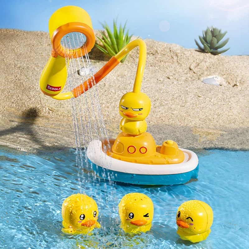 Duck Bathtub Toy Spray Water Game För Barn