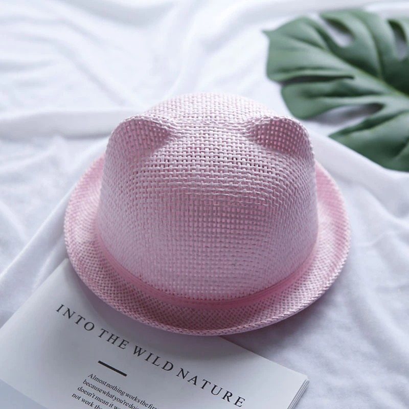 Fashion Mesh Summer Beach Caps För Baby Uv-skydd