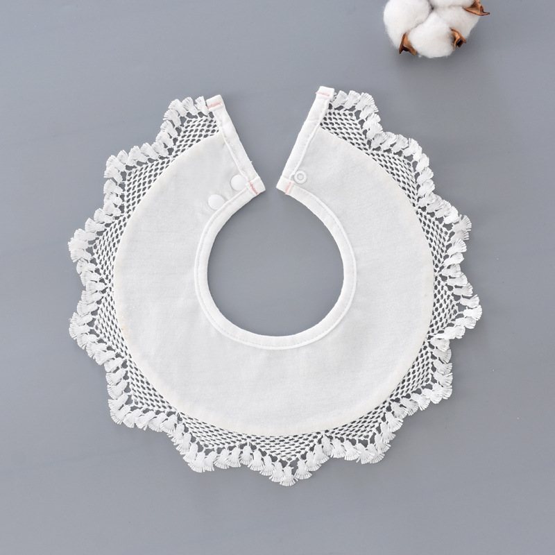 Lace Baby Bibs Handgjorda Vattentäta