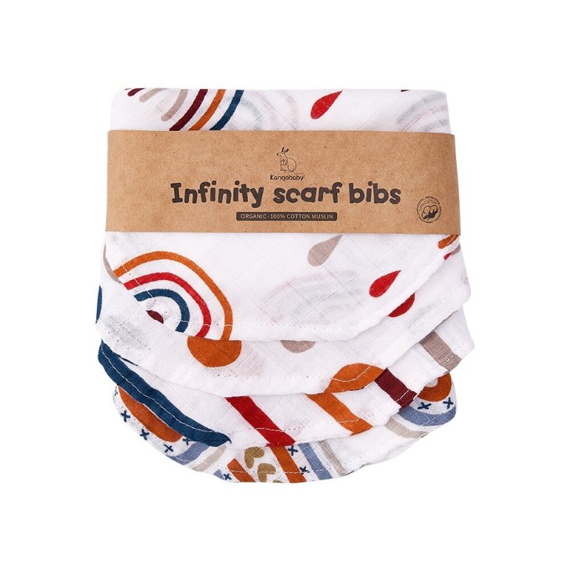 Muslin Baby Bandana 4st Set Haklappar Multi-use Scarf Super Mjuk