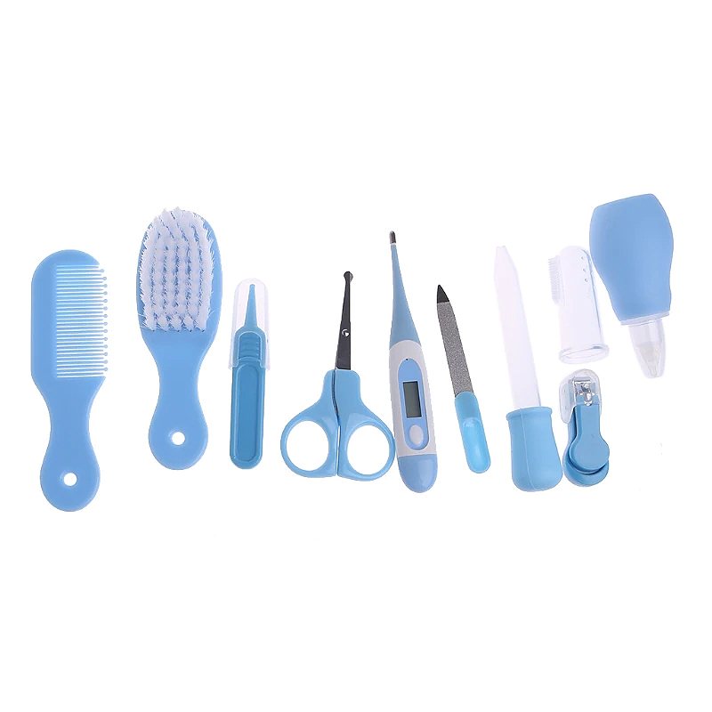 Nyfödd Baby Barn Nagelhår Health Care Grooming Brush Kit