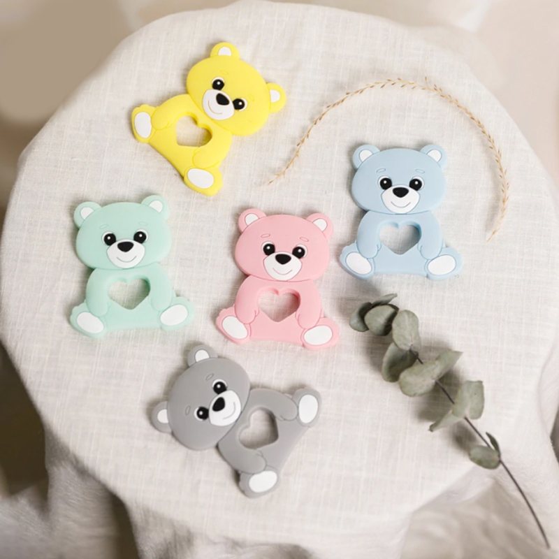 Silikon Bear Baby Teether