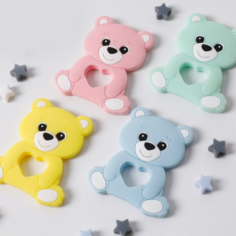 Silikon Bear Baby Teether