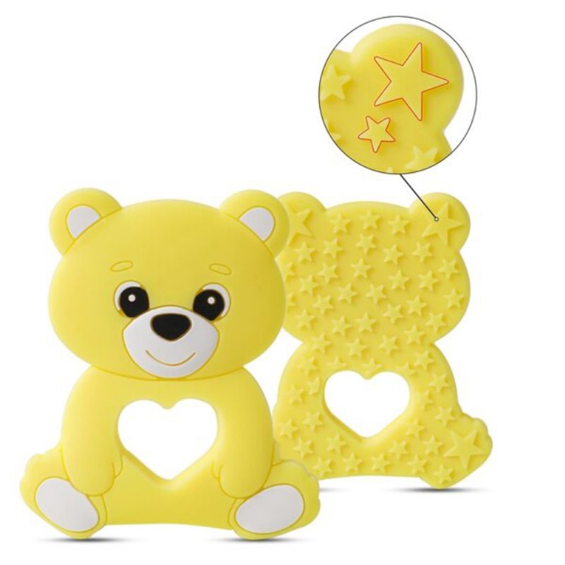 Silikon Bear Baby Teether