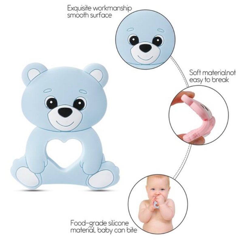 Silikon Bear Baby Teether