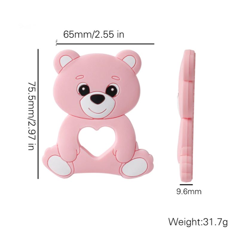 Silikon Bear Baby Teether