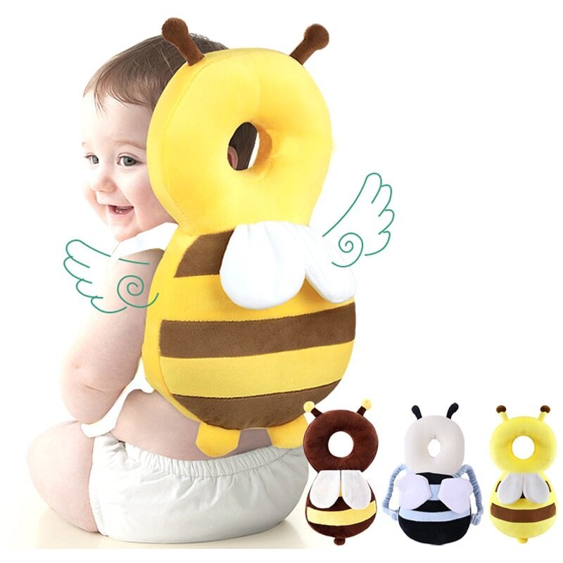 Småbarn Baby Head Protection Cushion Ryggsäckskläder – Bee