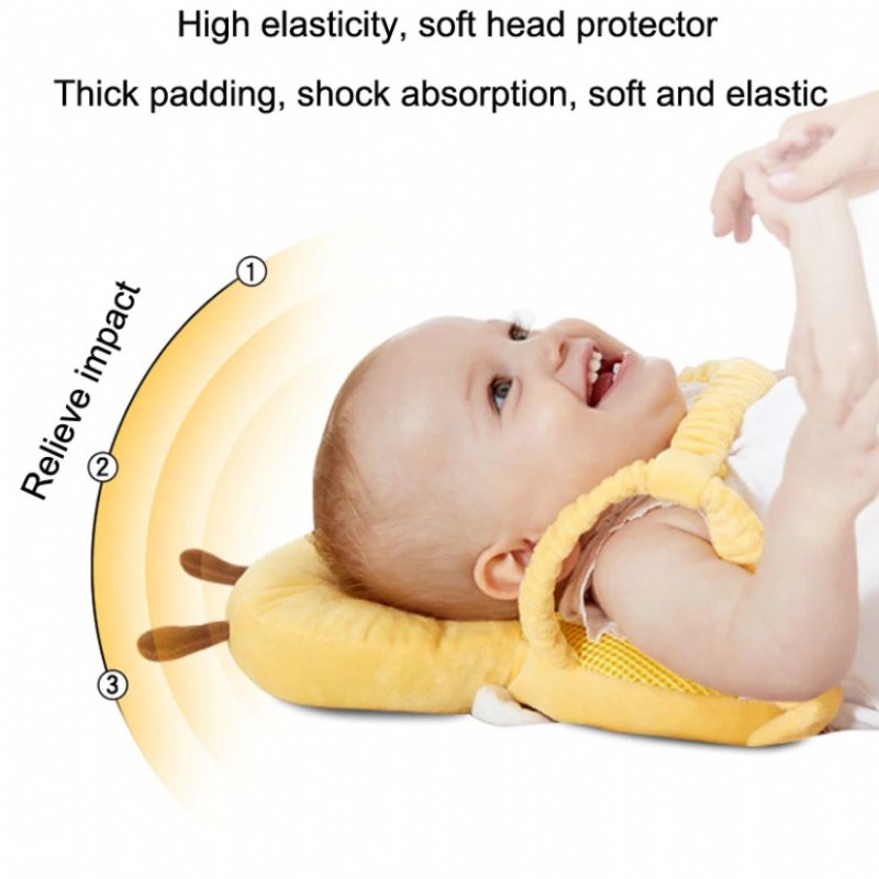 Småbarn Baby Head Protection Cushion Ryggsäckskläder – Bee