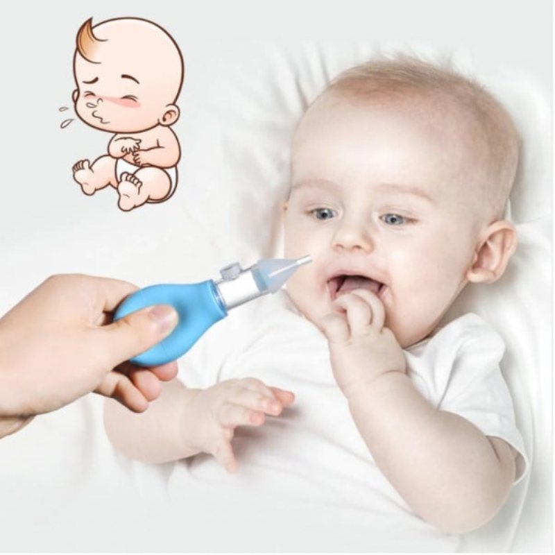 Spädbarn Silikon Nasal Cleaner Aspirator Anti-backflow