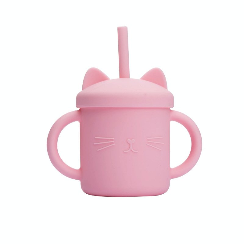 Toddler Cup Silikon Spillsäker Baby Bpa-fri