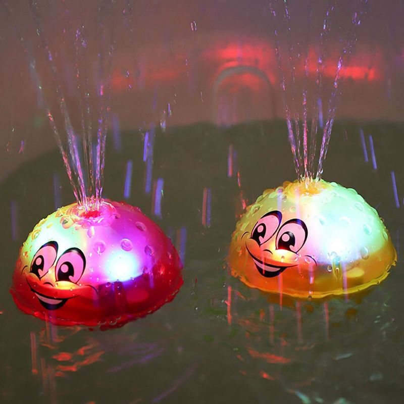 Ufo Led Light Up Sprinkler Dusch Pool Badrum Badkar Leksaker För Baby