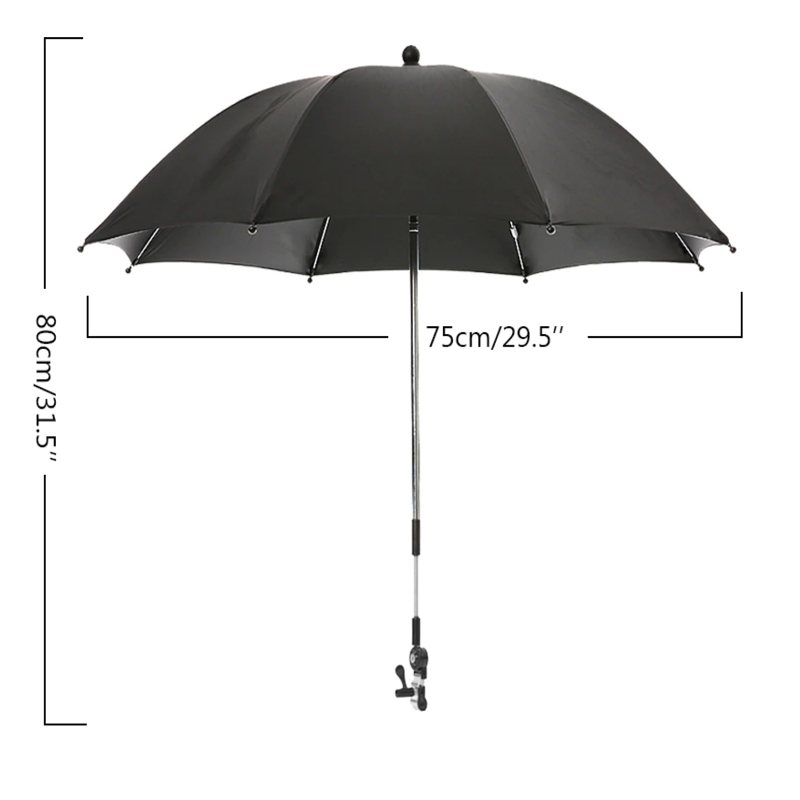 Universal Barnvagnsparaply För Sol- Och Regnskydd Uv 50+