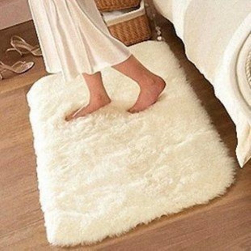 Anpassad Gjord Matta Off-white Bedroom Rug24''48' Bäddset Tyger