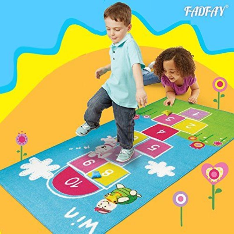 Hopscotch Matta För Flickor För Sovrum 39''55''