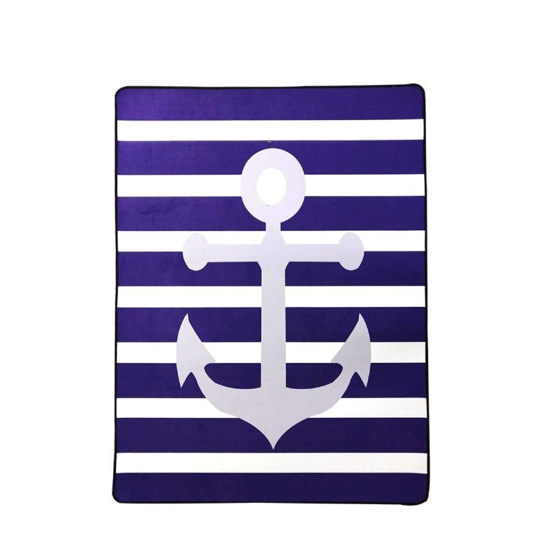 Nautical Anchor Kids Matta 5'x7' Mediterranean Area