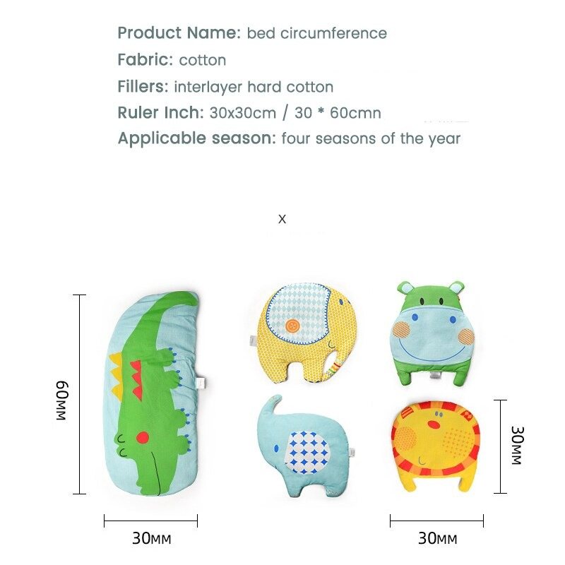 Baby Crib Bumper Cushion Safety Protection Pads