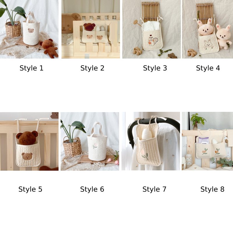 Baby Crib Organizer Förvaringsväskor