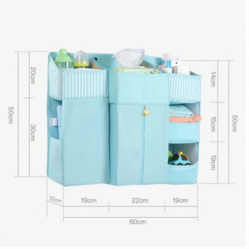 Baby Crib Organizer Sänghängande Väska