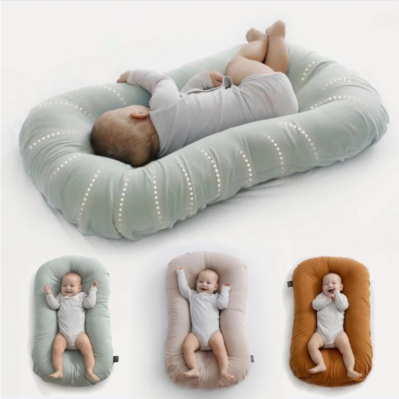 Baby Nest Lounger Bed Bärbar Ergonomisk Bed