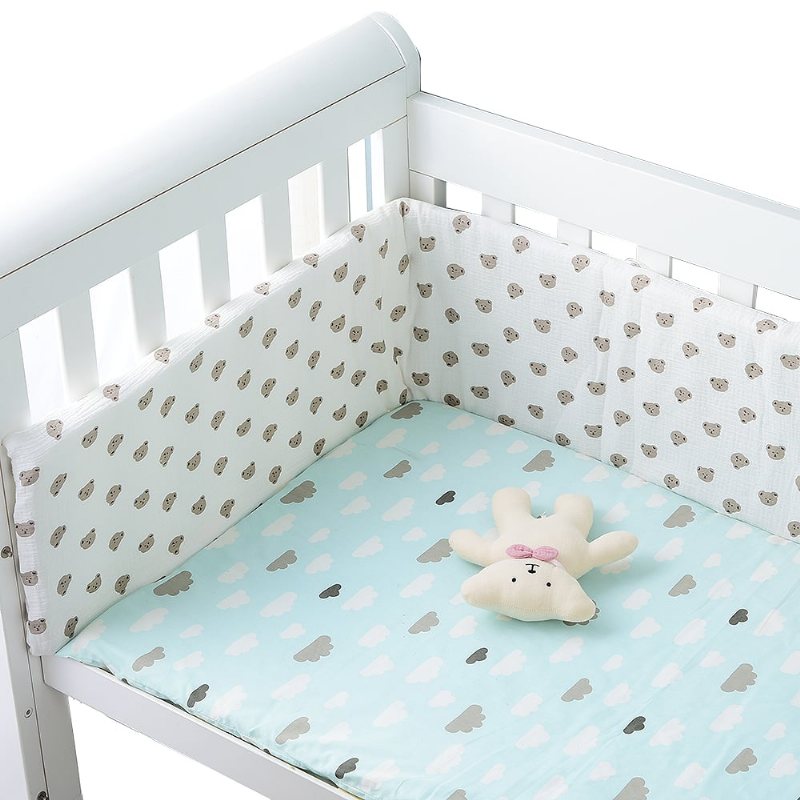 Baby Safe Crib Bumpers – Brown Bear