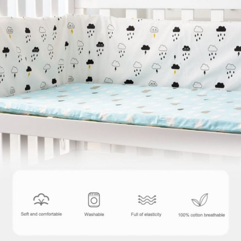 Baby Safe Crib Bumpers – Brown Bear