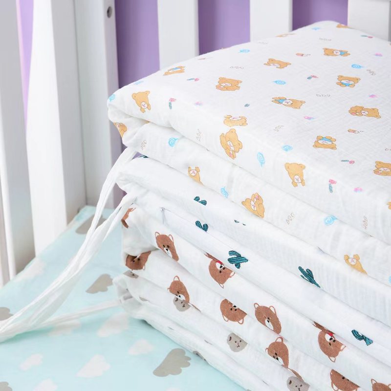 Baby Safe Crib Bumpers – Brown Bear